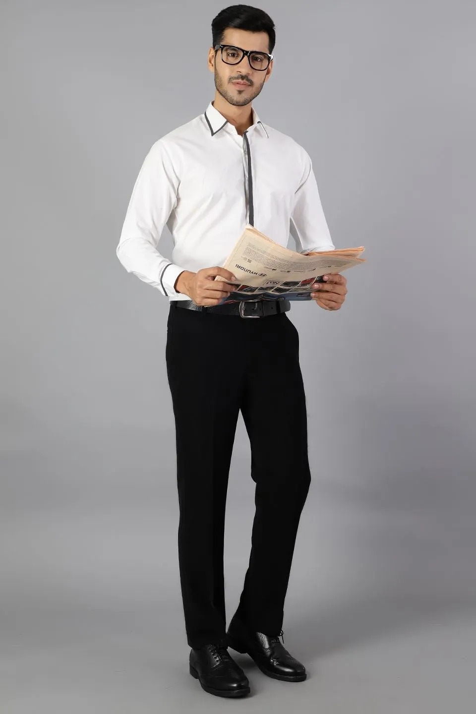 100% Premium Cotton White Shirt