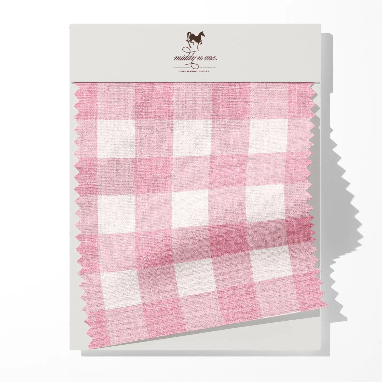 1" GINGHAM FABRIC IN PINK