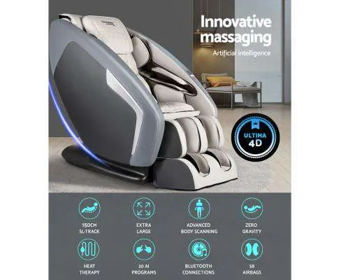 3D Electric Massage Chair Zero Gravity Recliner Head Massager Air Bag