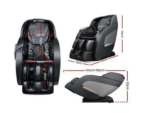 3D Electric Massage Chair Zero Gravity Recliner Shiatsu Back Heating Massager