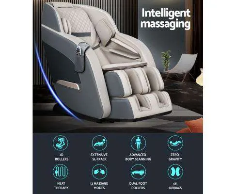 3D Electric Massage Chair Zero Gravity Recliner Shiatsu Kneading Back Massager