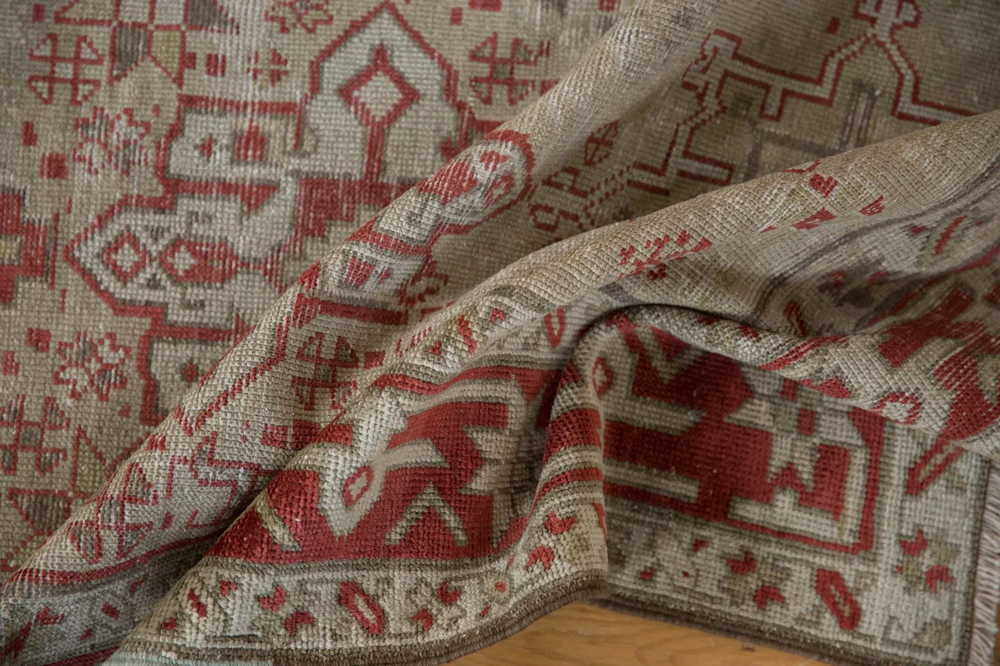 3x13 Vintage Distressed Karaja Rug Runner