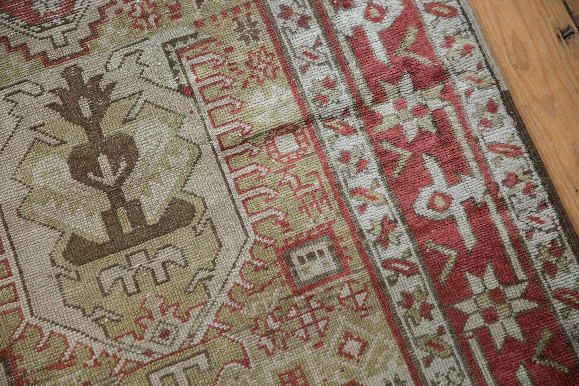 3x13 Vintage Distressed Karaja Rug Runner