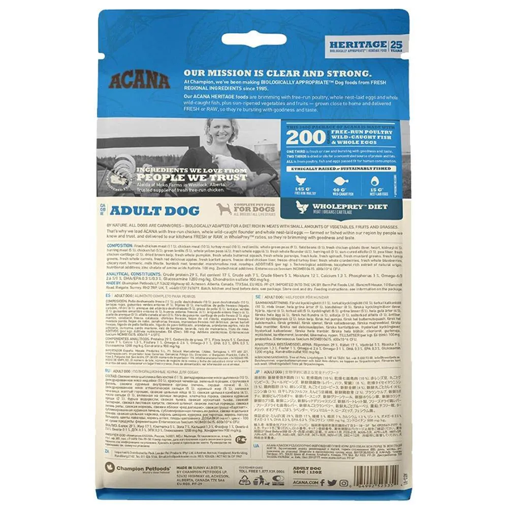 ACANA Adult Grain-Free Dry Dog Food