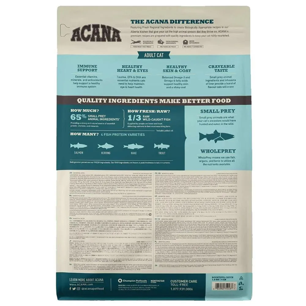 ACANA Bountiful Catch Dry Cat Food