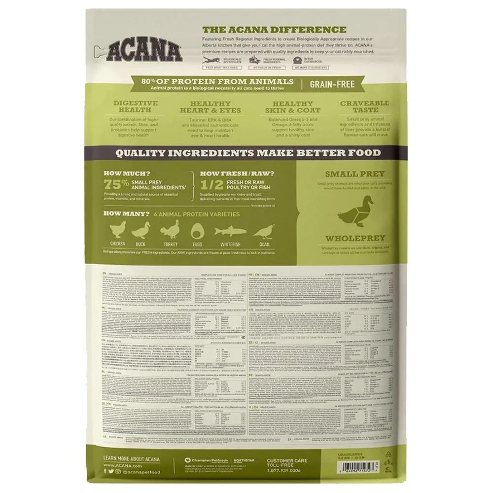 ACANA Grasslands Grain-Free Dry Cat Food