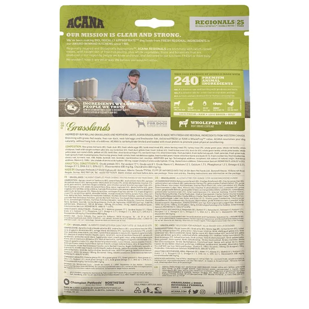 ACANA Grasslands Grain-Free Dry Dog Food
