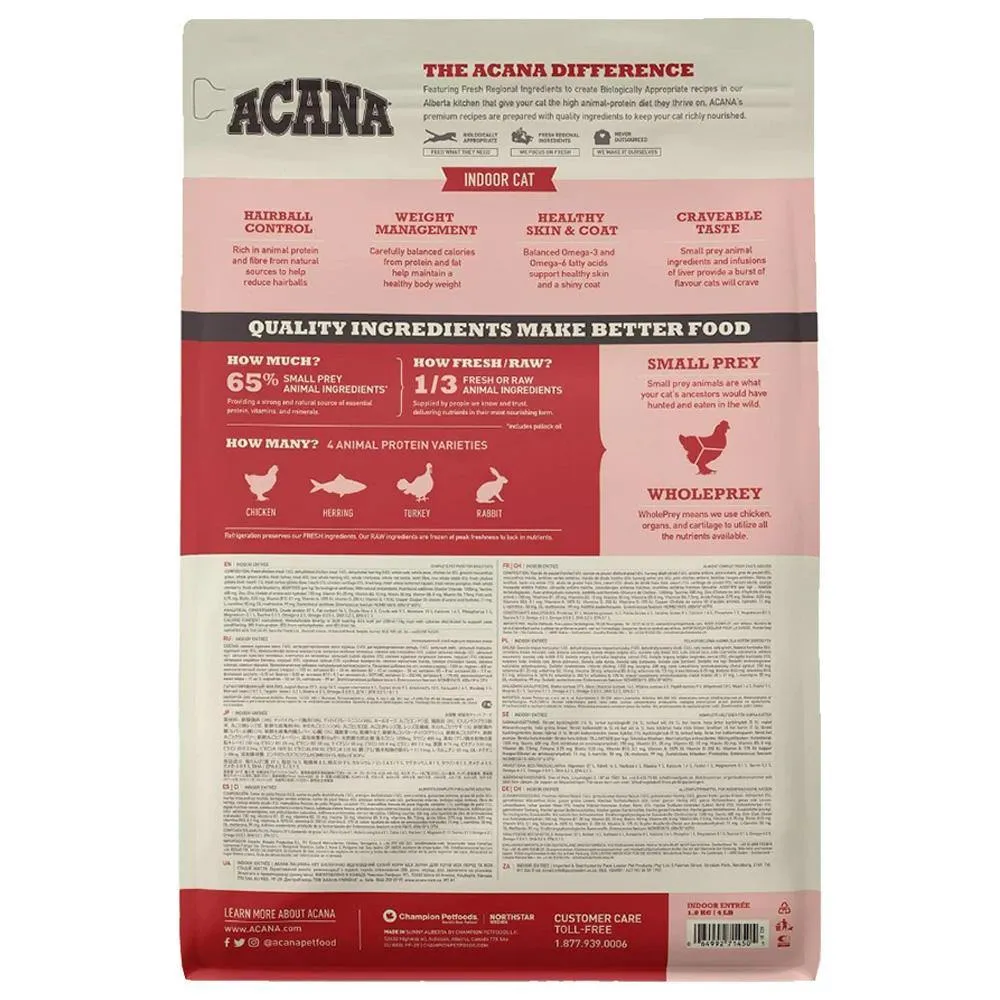 ACANA Indoor Entrée Dry Cat Food