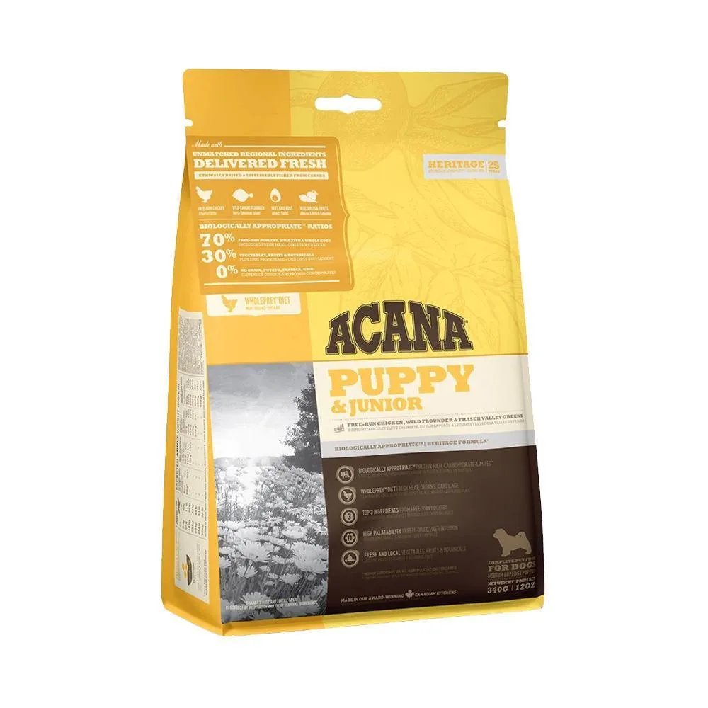ACANA Puppy & Junior Grain-Free Dry Dog Food