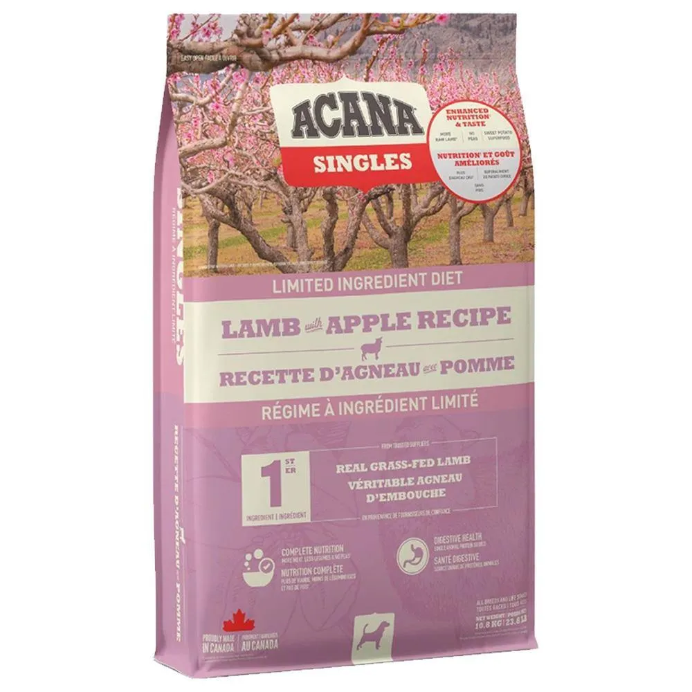 ACANA Singles Limited Ingredient Diet Lamb with Apple Recipe Grain-Free Dry Dog Food