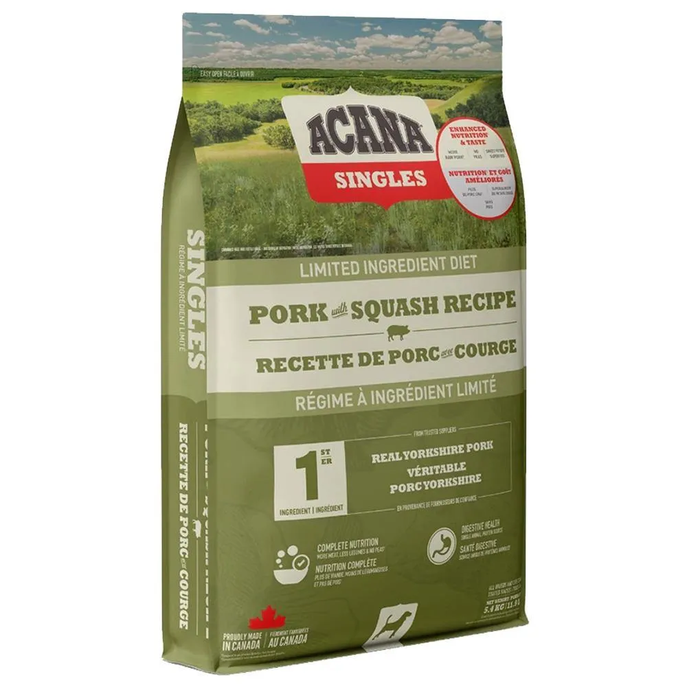 ACANA Singles Limited Ingredient Diet Pork with Squash Recipe Grain-Free Dry Dog Food