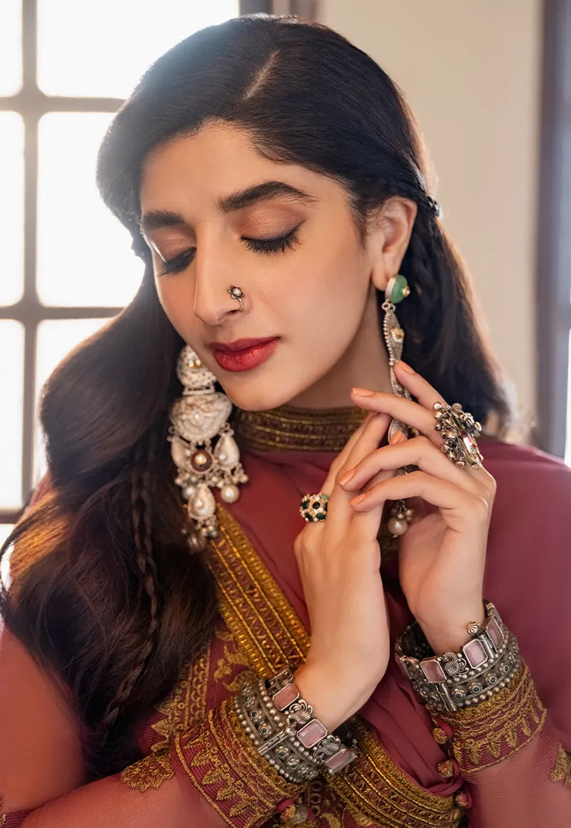 AJKM-06 | Asim Jofa Eid Festive 2023 | Unstitched Organza Net Suits