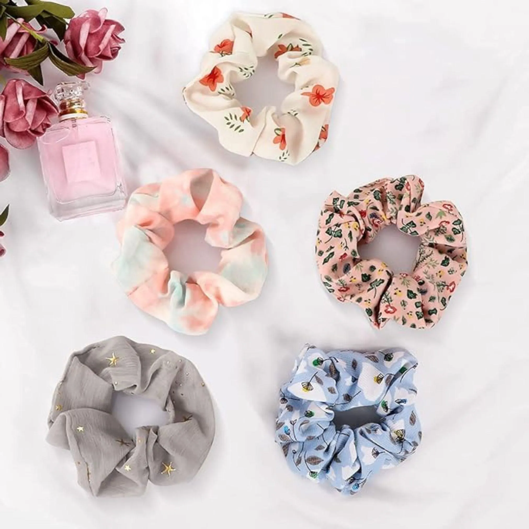 April Chiffon Scrunchie