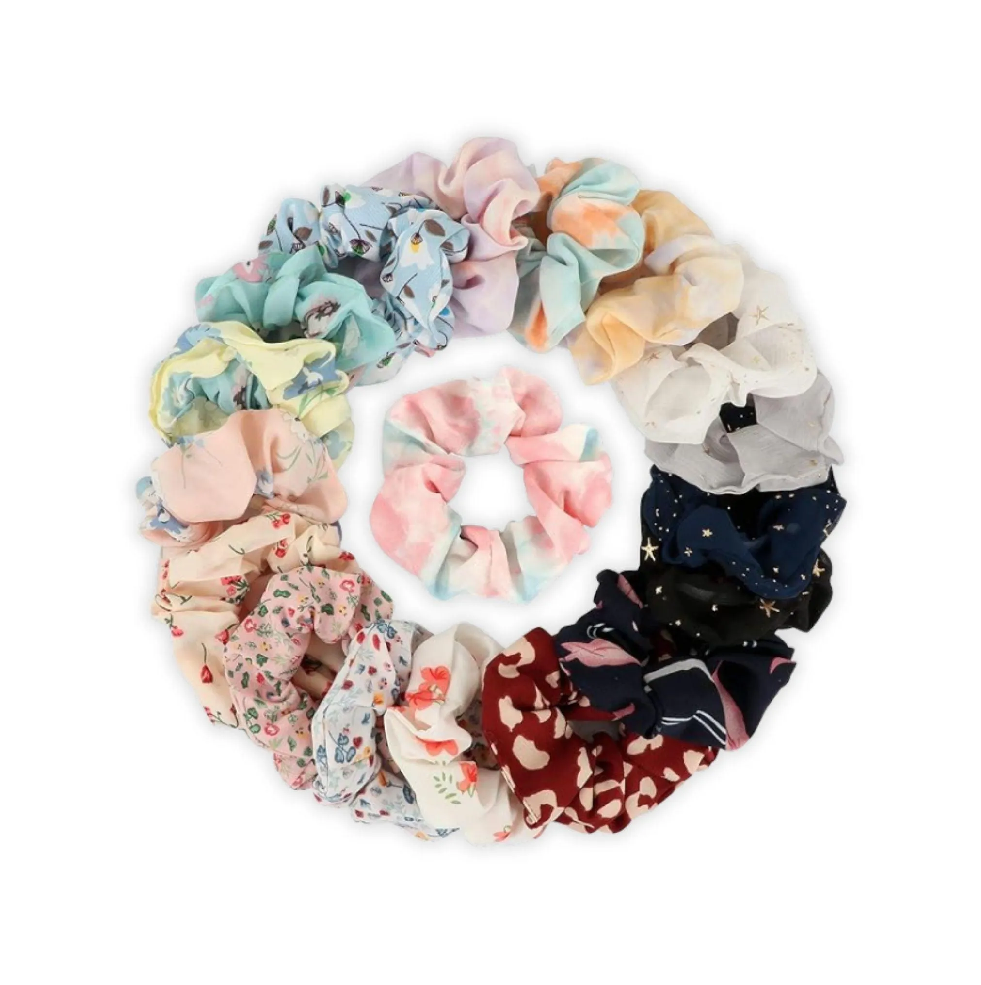 April Chiffon Scrunchie