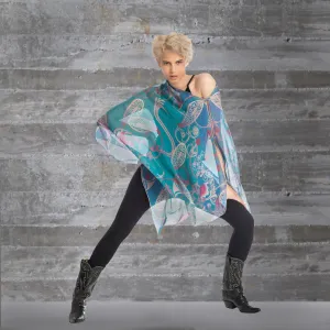 Arabian Nights Silk Chiffon Scarf Wrap