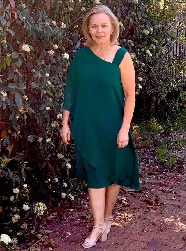 Ariel Emerald Evening Dress