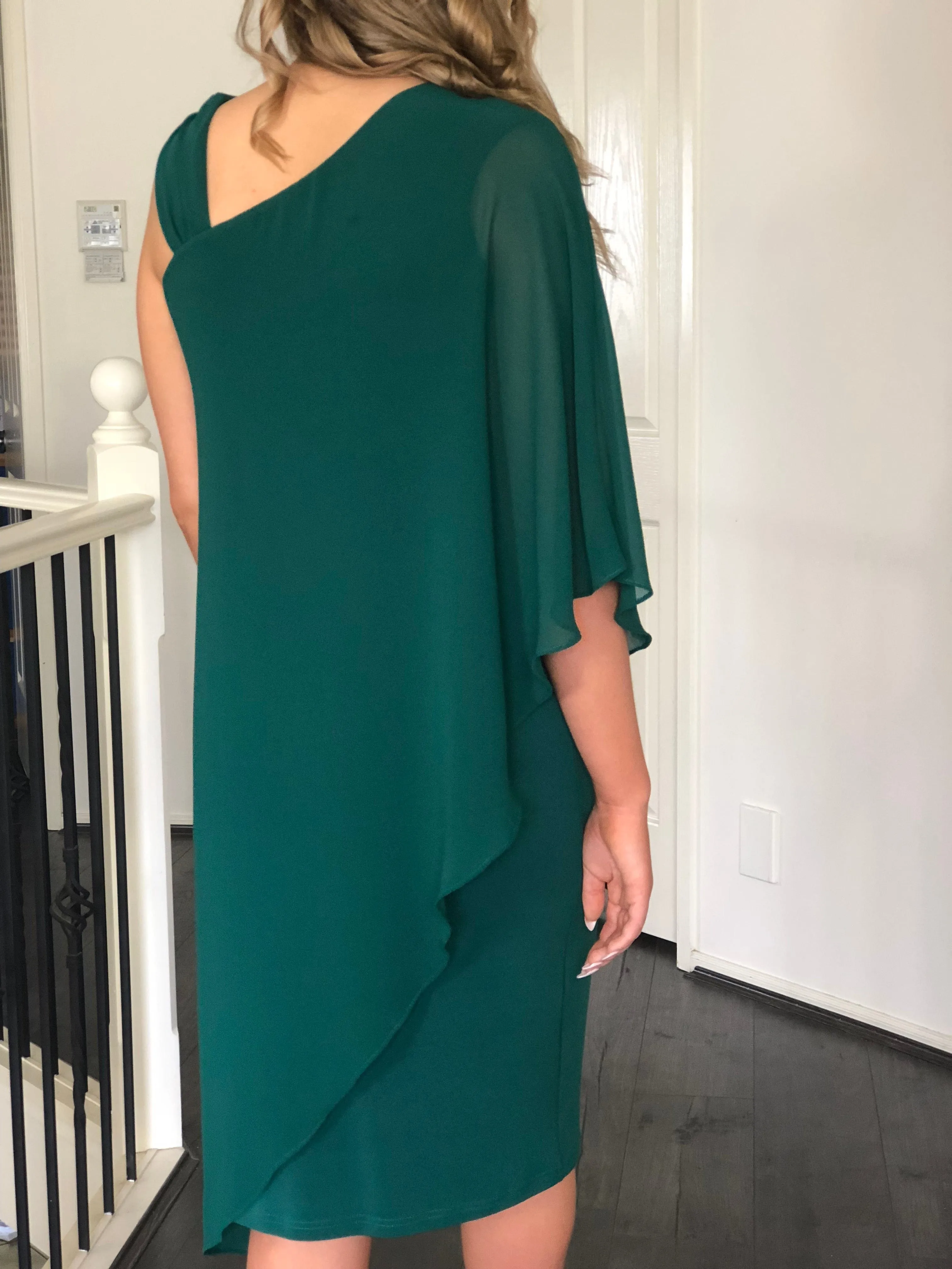 Ariel Emerald Evening Dress
