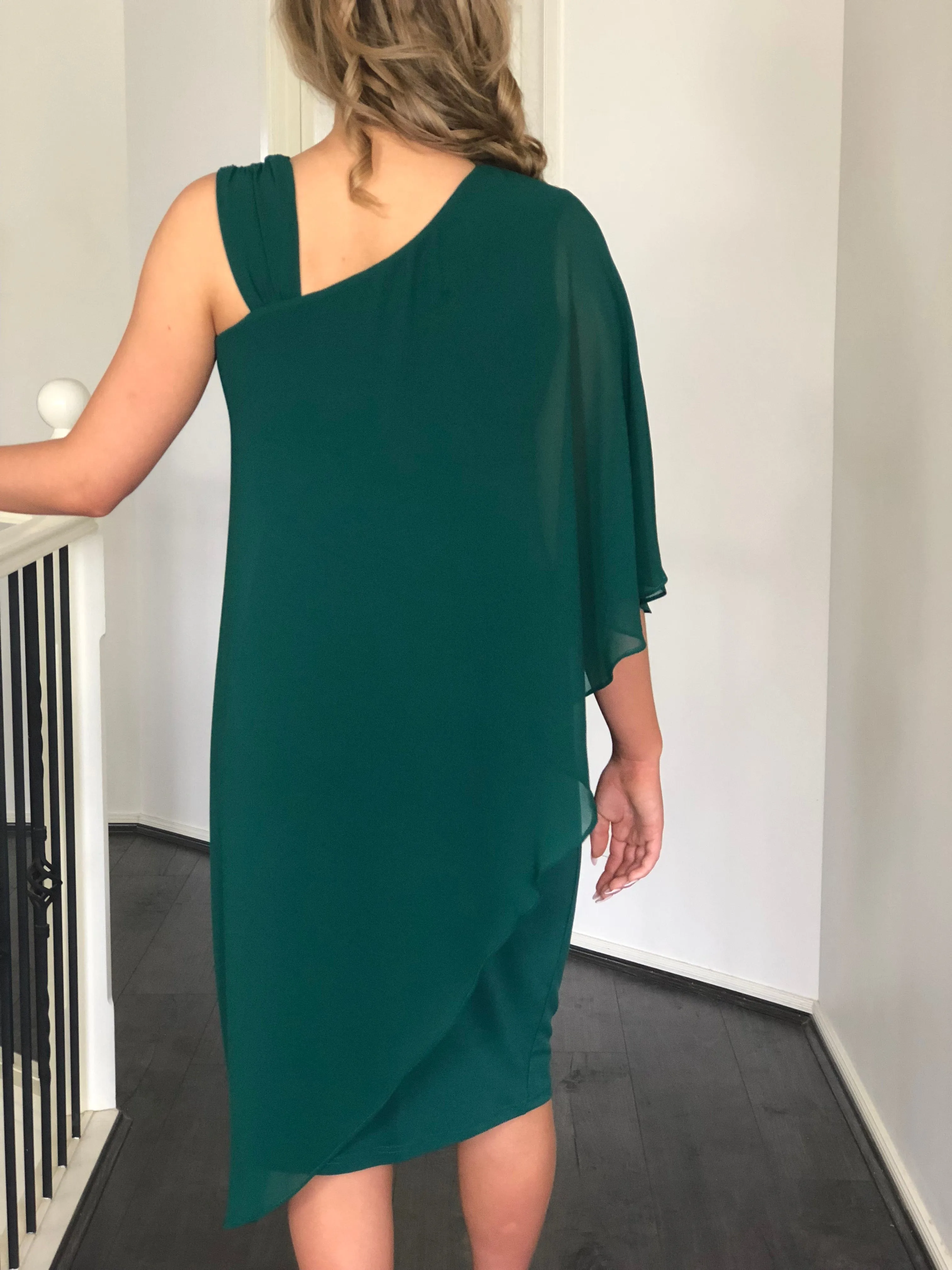 Ariel Emerald Evening Dress