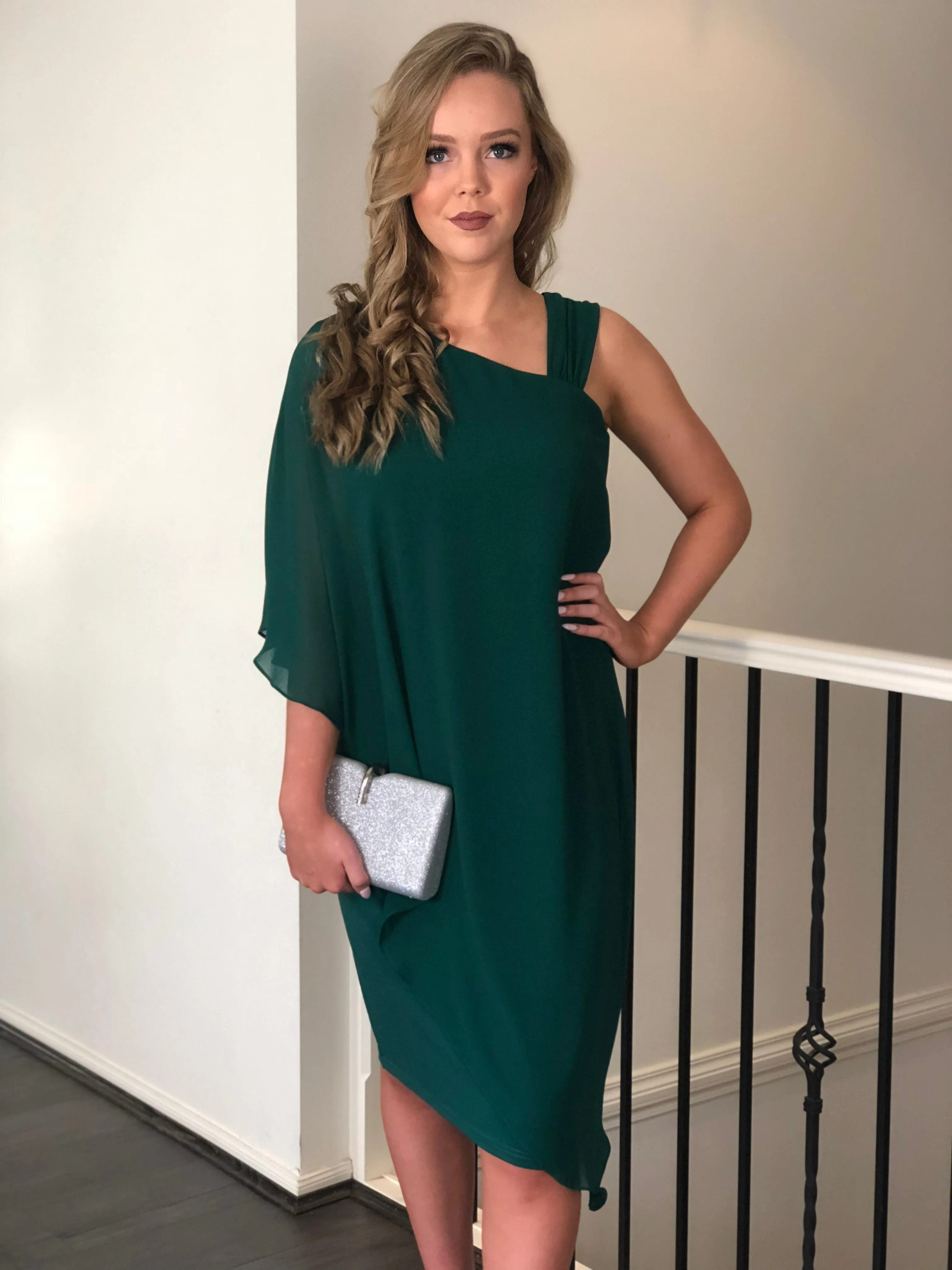 Ariel Emerald Evening Dress