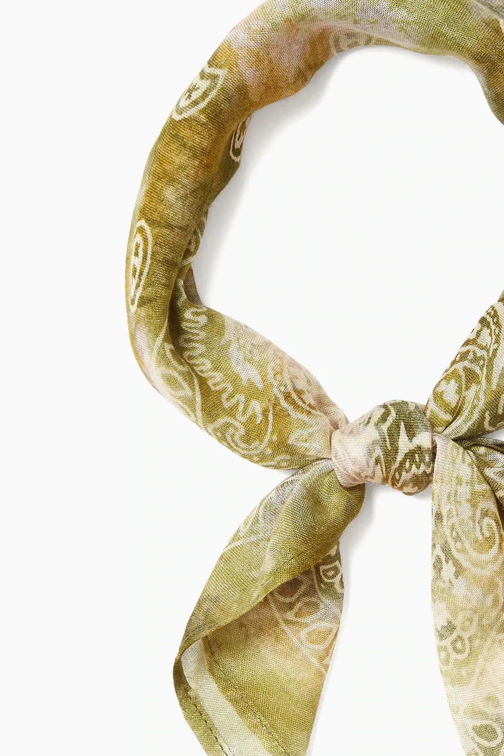 AVOCADO TIE DYE BANDANA