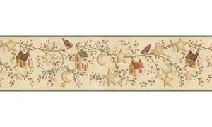 Birds House ACS59011B Wallpaper Border