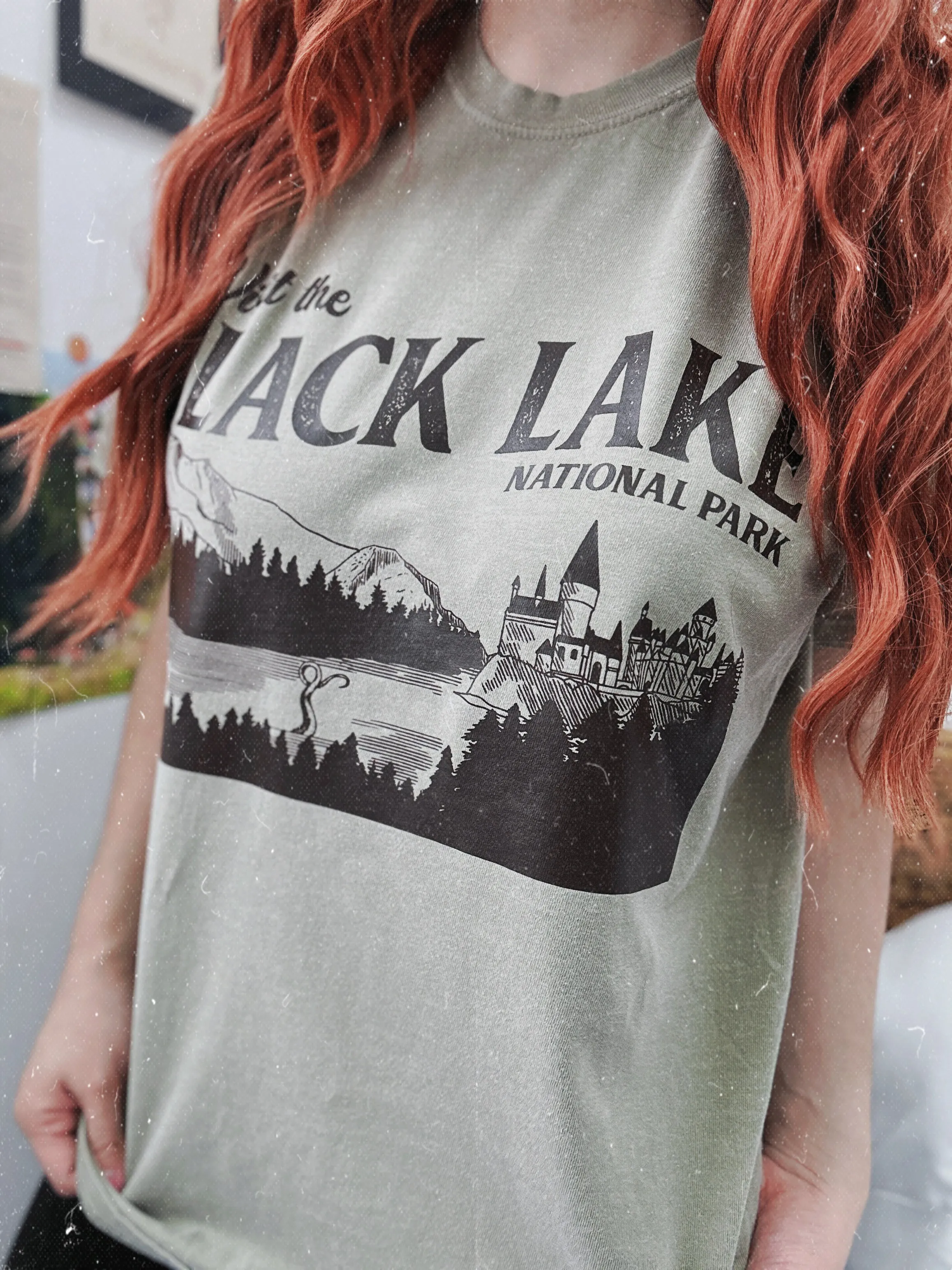 Black Lake National Park Garment Dyed Tee