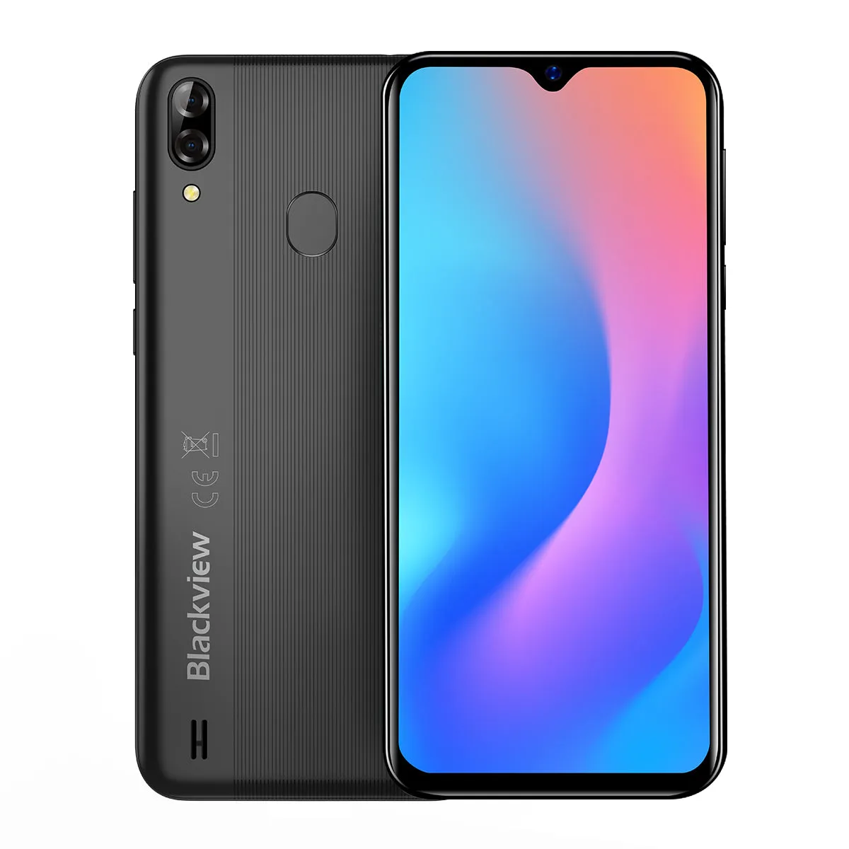 Blackview A60 Pro 4G Smartphone 3GB 16GB Android 9.0 Cellphone Face ID 4080mAh Battery Mobile Phone Black