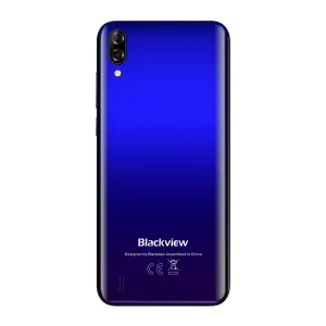 Blackview A60 Pro 4G Smartphone 3GB 16GB Android 9.0 Cellphone Face ID 4080mAh Battery Mobile Phone Gradient blue