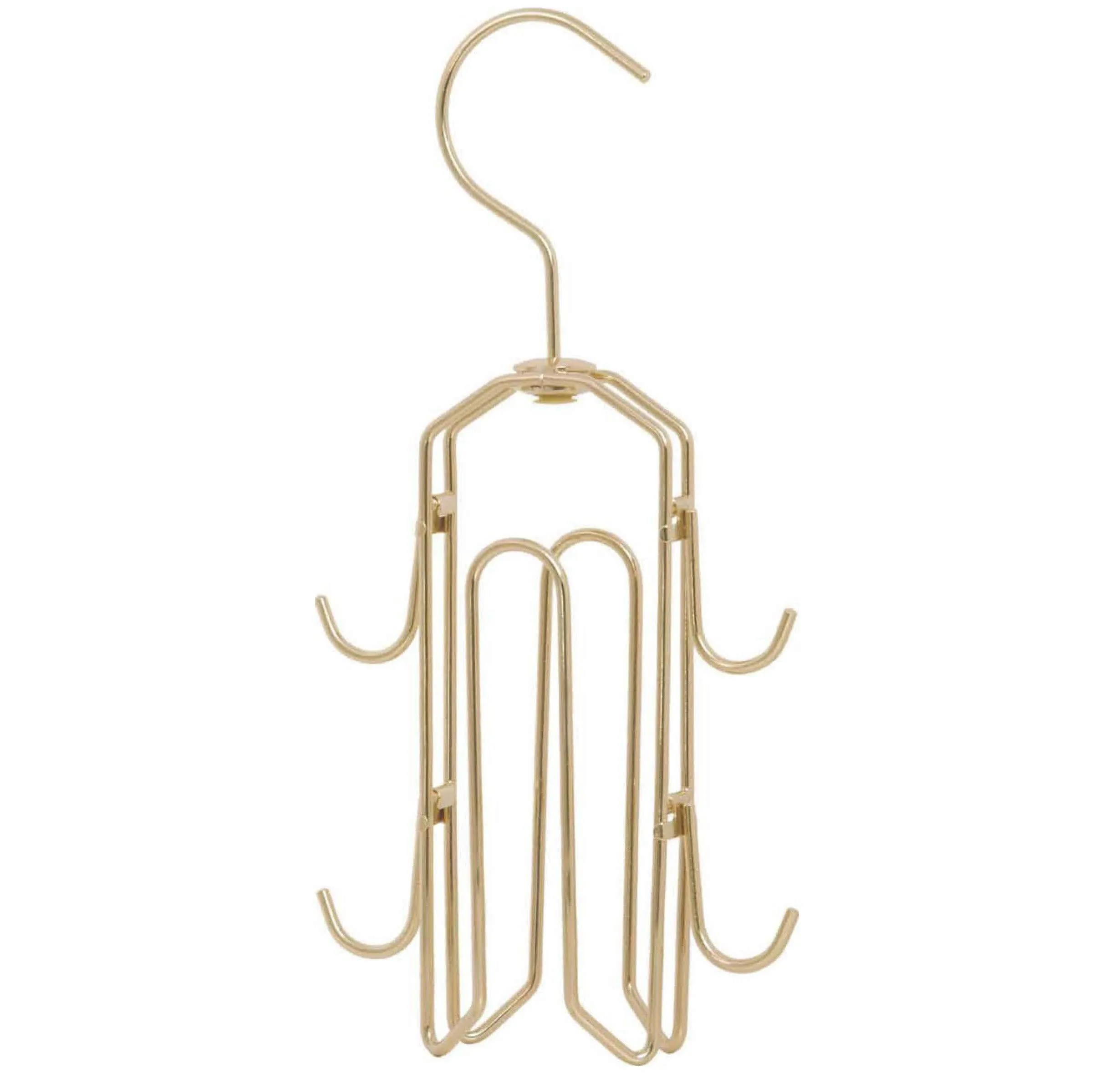 BT Hanger, Tie Rack, Tie Holder, Tie Hanger, Belt Hook Hangers in a closet organizer with non wood racks hold ties, bow tie for men and mens belts and hanging accessories by Rotating Swiveling hooks.