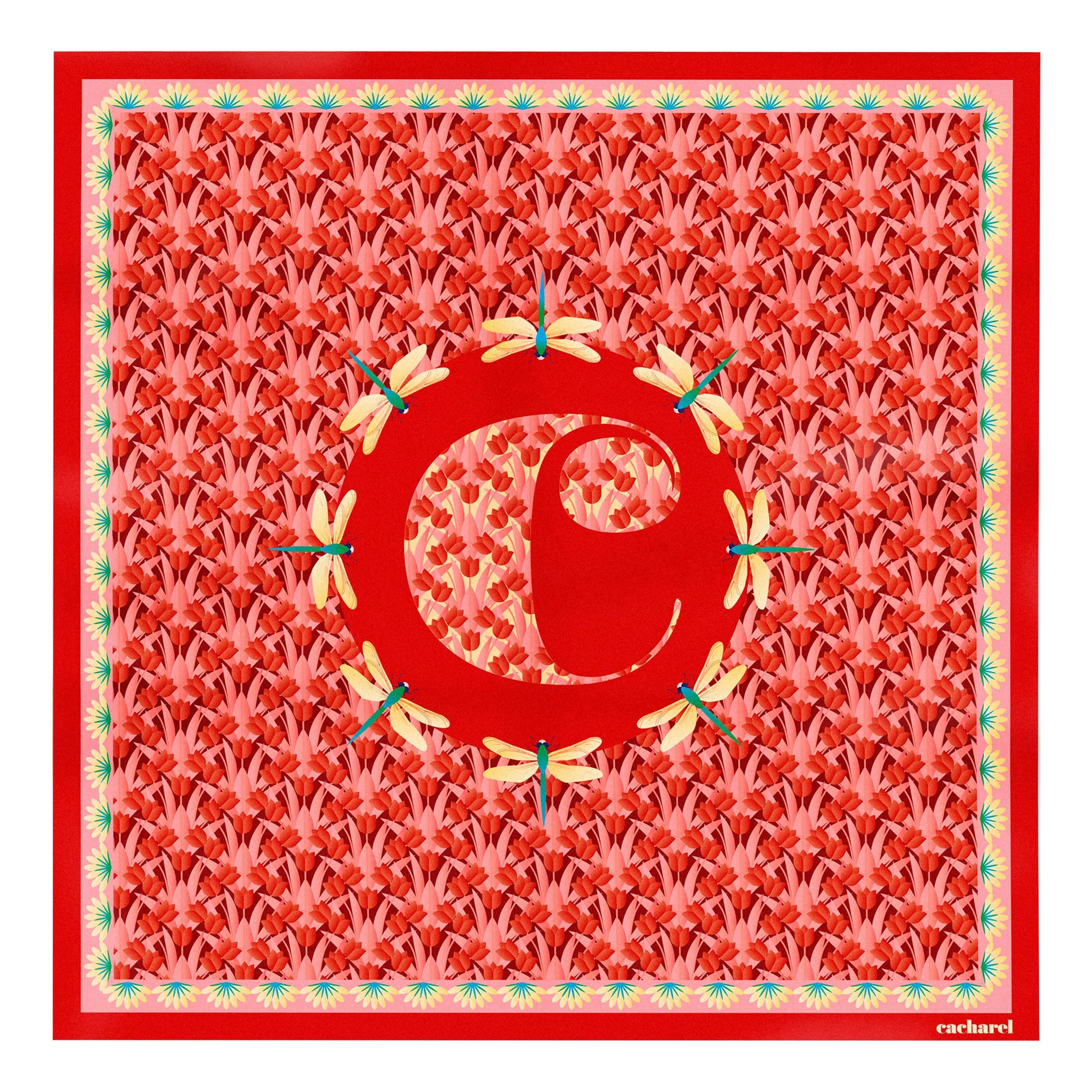 Cacharel CFL333P-Scarf Albane Red