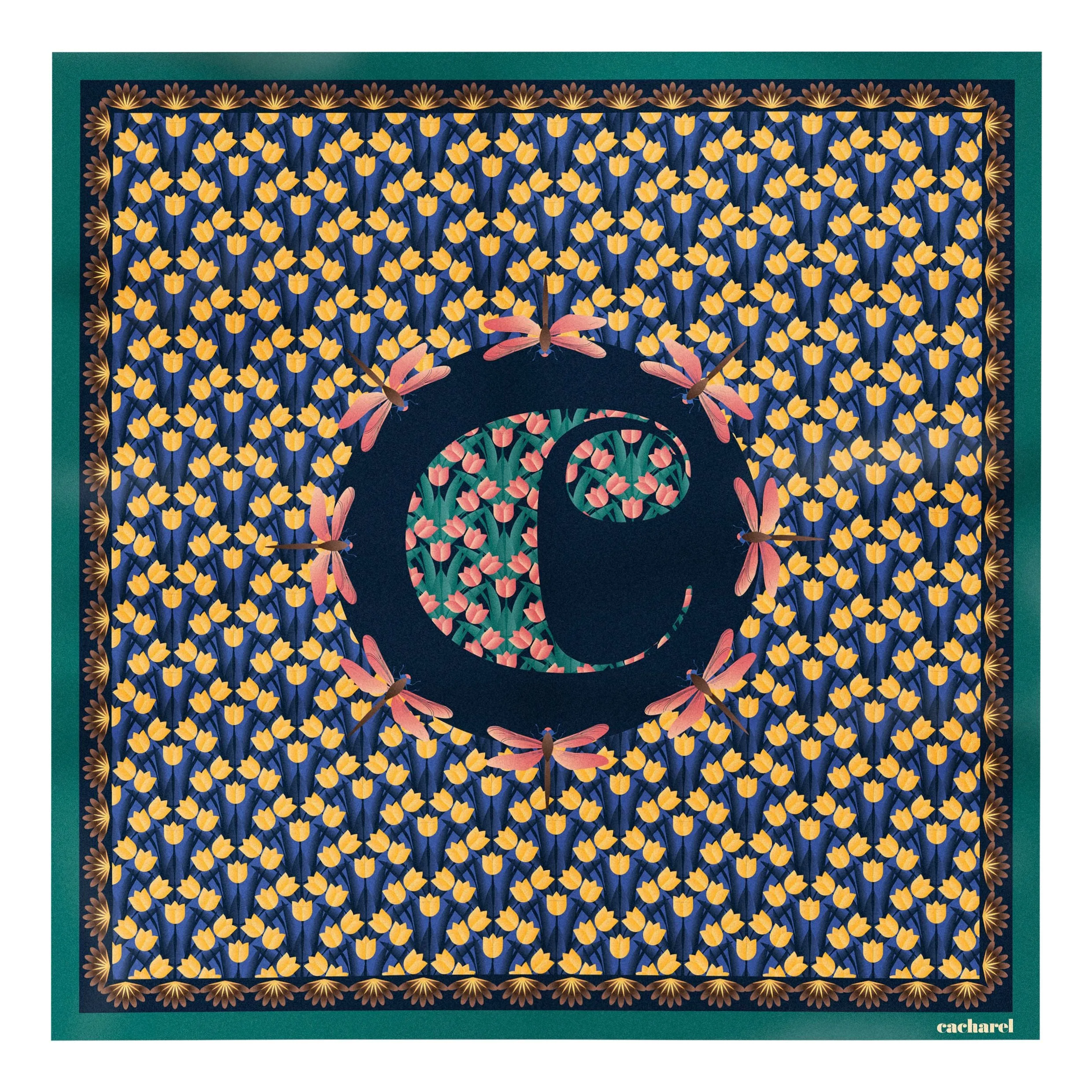 Cacharel CFL333T-Scarf Albane Green