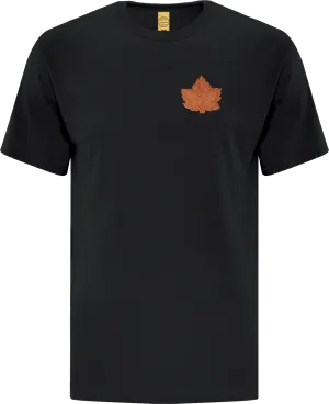 Canada Mighty Maple T-Shirt Black Copper Tonal