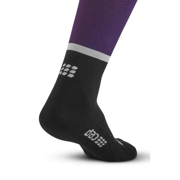 CEP Women's The Run Socks Tall V4 -  Violet/Black ( WP20SR )