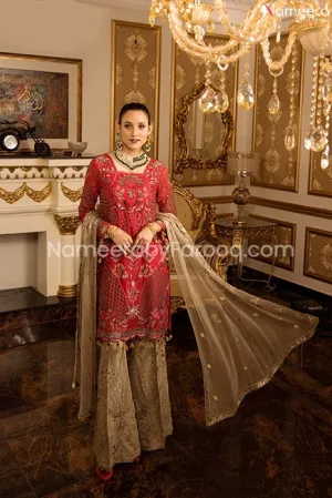 Chiffon Embroidered Salwar Kameez Designer Dress #PN511