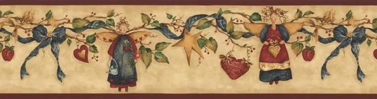 Christmas Angels Heart NC76756LL Wallpaper Border