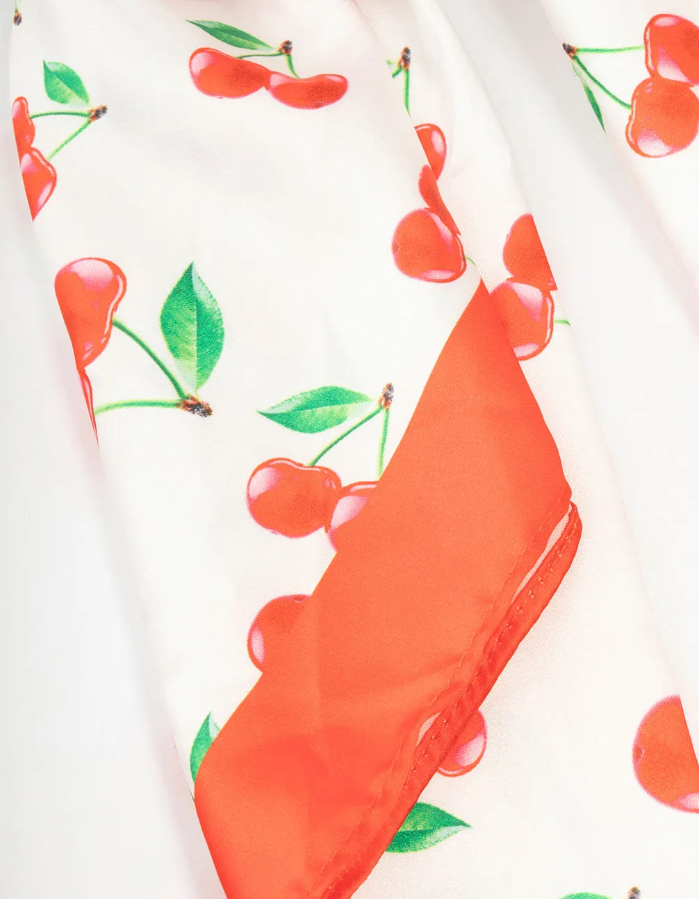 Classic Cherry Fabric Scarf