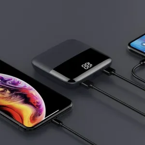 Color: BLACK - Mini-Max Powered Charger for Smart Phones and Tablets