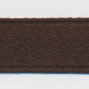 Cotton Single-Face Satin Ribbon #142 Coffee Brown