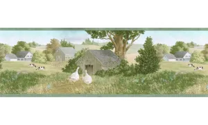 Country AFR7119 Wallpaper Border