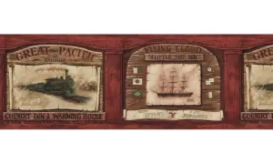 Country AW77359 Wallpaper Border