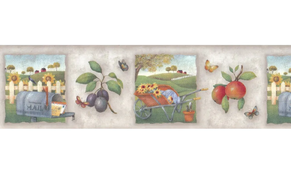 Country b55056 Wallpaper Border