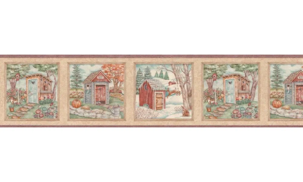Country b6051STN Wallpaper Border