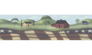 Country  FDB05811M Wallpaper Border