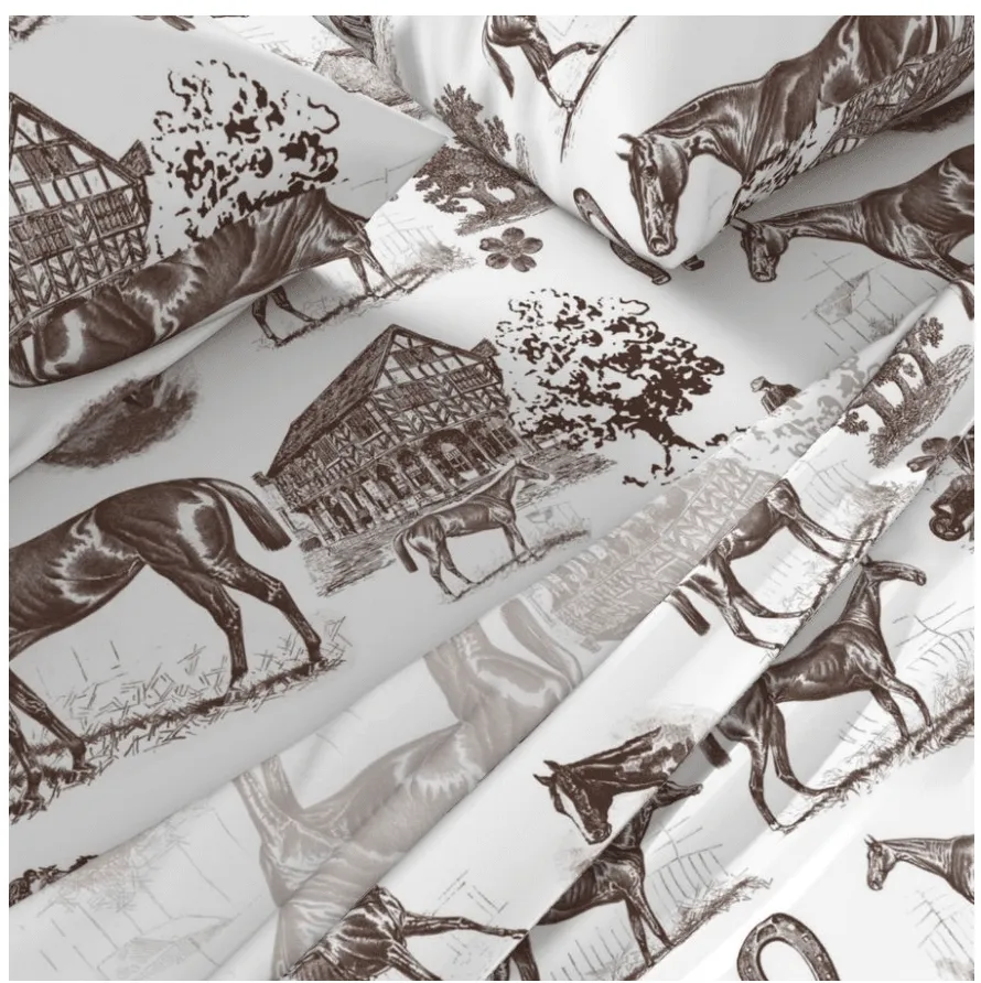 COUNTRY LIVING DUVET IN ESPRESSO