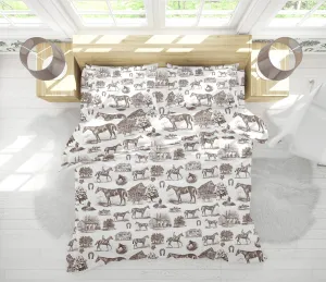 COUNTRY LIVING DUVET IN ESPRESSO