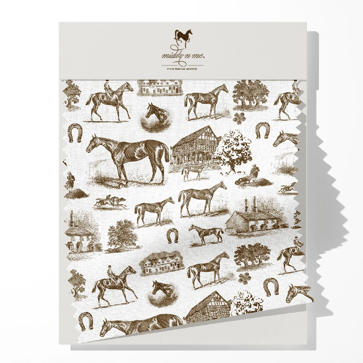 COUNTRY LIVING FABRIC IN COFFEE