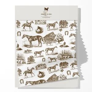 COUNTRY LIVING FABRIC IN COFFEE