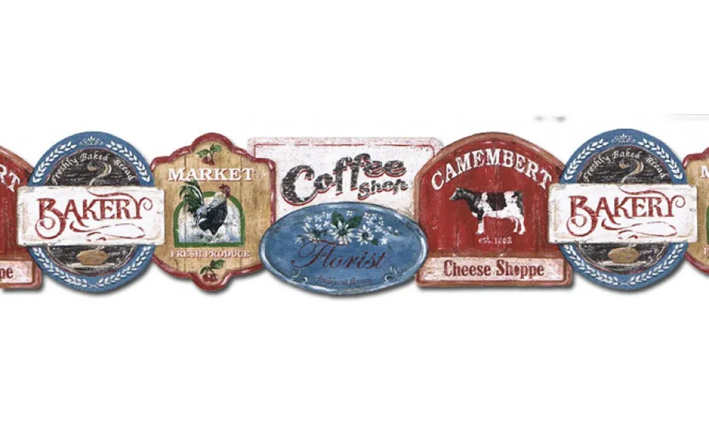 Country VIN7309DB Wallpaper Border
