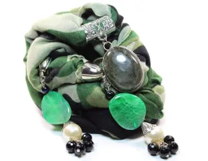 Cover Up Camo Pendant Scarf