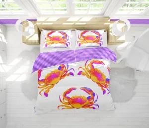 CRAB LOVE DUVET IN ORANGE